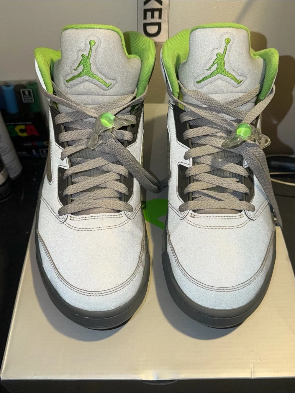 Size 11.5 - Jordan 5 Retro Green Bean